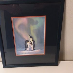 Sharon Sharpe Penguin Family Print